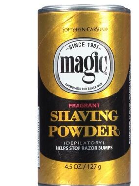 Magic Gold & Black Fragrant Shaving Powder for Men
